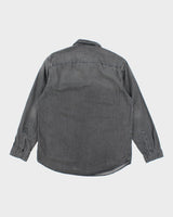 Vintage Calvin Klein Grey Wash Long-sleeve Denim Shirt - XL
