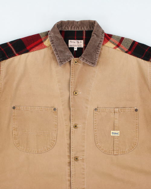 Vintage 90's Replay Heavyweight Flannel Shirt - XL