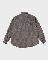 Vintage 90's Robinsons Striped Flannel Shirt - L