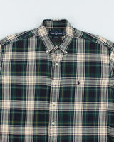 Vintage Polo Ralph Lauren Lightweight Flannel Shirt - M