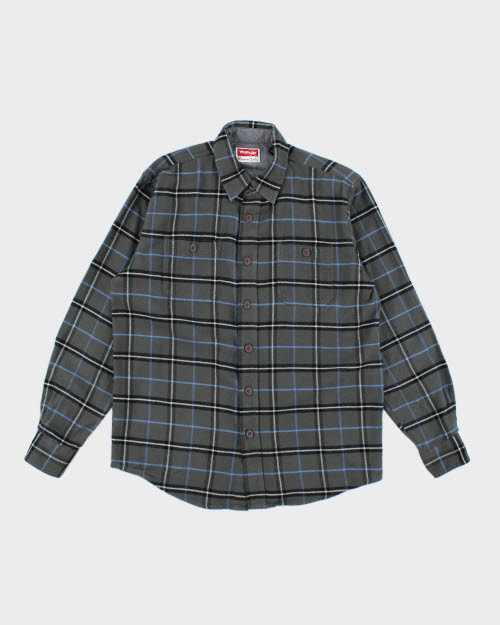 Vintage Wrangler Oversize Flannel Shirt - M