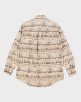 Vintage Woolrich Heavyweight Printed Flannel Shirt - L
