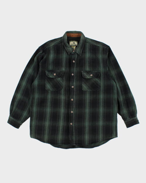 Vintage Field &amp; Stream Heavyweight Flannel Shirt - XL