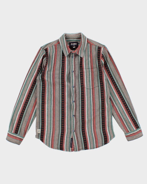 Vintage 2000's Altamont Striped Flannel Shirt - M