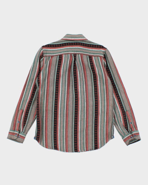 Vintage 2000's Altamont Striped Flannel Shirt - M