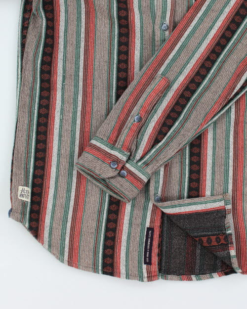 Vintage 2000's Altamont Striped Flannel Shirt - M