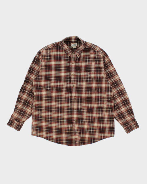 Vintage 90's L.L. Bean Oversized Flannel Shirt - L