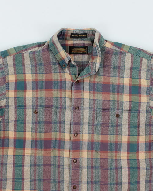 Vintage 90's Eddie Bauer Flannel Shirt - M