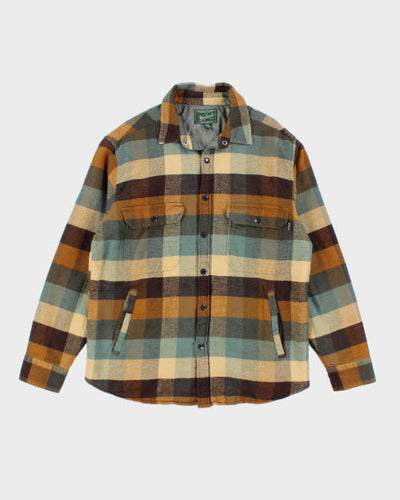 Vintage 90's Woolrich Padded Flannel Shirt - M