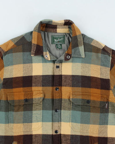 Vintage 90's Woolrich Padded Flannel Shirt - M