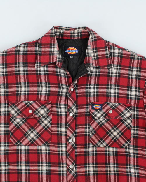 Vintage Dickies Quilted Flannel Shirt L