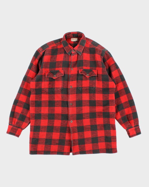 Vintage 80's Champion Heavyweight Flannel Shirt - XL