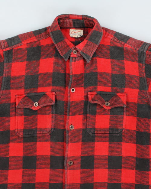 Vintage 80's Champion Heavyweight Flannel Shirt - XL