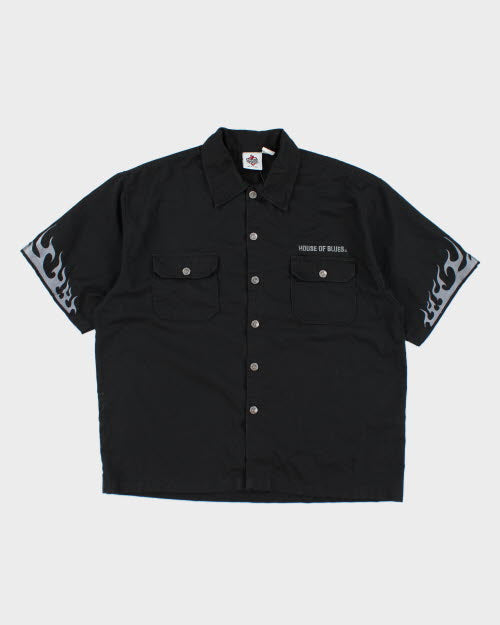 Vintage Y2K House of Blues Gothic Style Shirt - XL