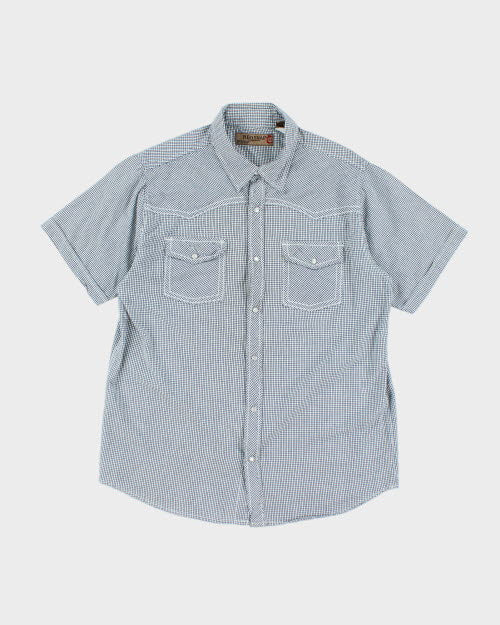 Vintage Redsnap Western Style Short Sleeve Shirt - L