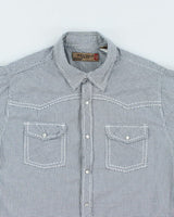 Vintage Redsnap Western Style Short Sleeve Shirt - L