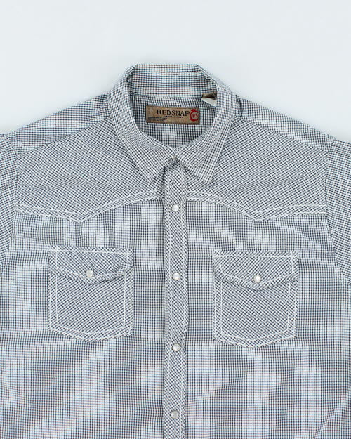 Vintage Redsnap Western Style Short Sleeve Shirt - L