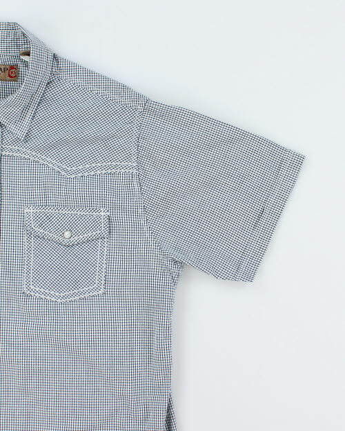 Vintage Redsnap Western Style Short Sleeve Shirt - L