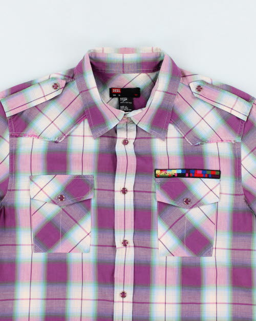 Vintage Y2K Diesel Western Style Shirt - XL