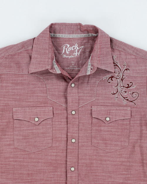 Vintage Y2K Wrangler Rock 47 Western Shirt - M