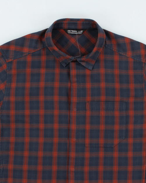 Arc'teryx Lightweight Snap Button Plaid Shirt - L