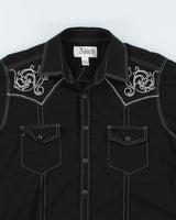 Vintage Y2K Adiktd Embroidered Western Shirt - L