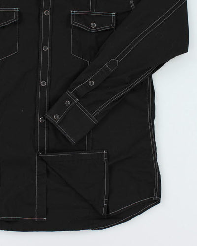 Vintage Y2K Adiktd Embroidered Western Shirt - L