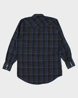 Vintage 80's Striped Western Shirt - L