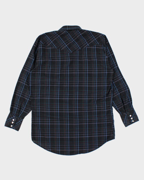 Vintage 80's Striped Western Shirt - L