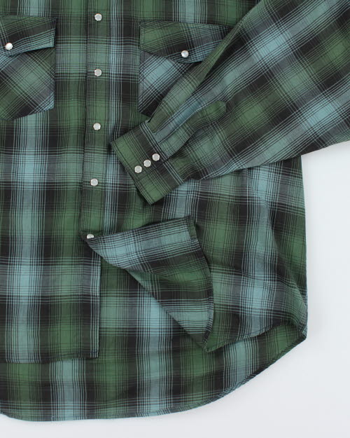 Vintage 90's Snap Button Western Style Shirt - XXL