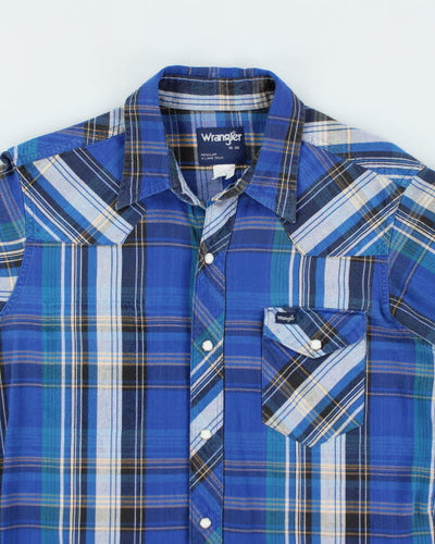 Vintage 90's Wrangler Snap Button Western Shirt - L