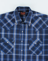 Vintage 90's Plains Western Style Snap Button Shirt - L