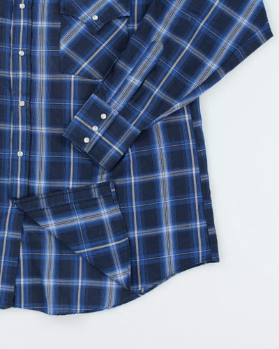 Vintage 90's Plains Western Style Snap Button Shirt - L