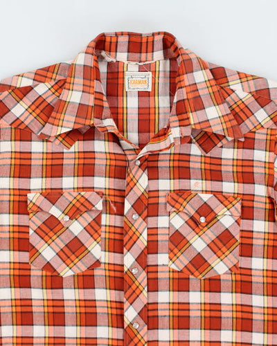 Vintage 70's Karman Snap Button Western Shirt - S