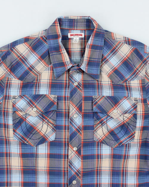 Vintage Y2K True Religion Snap Button Western Shirt - L