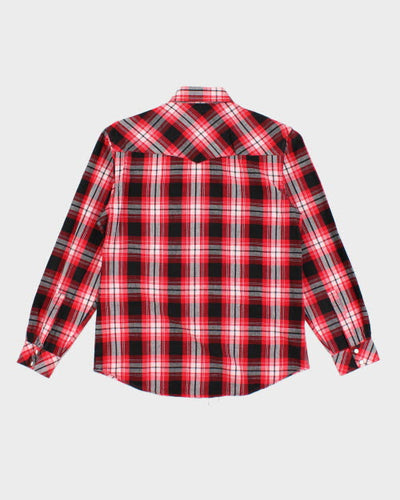 Vintage 2000's Ben Davis Red Plaid Western Shirt - L