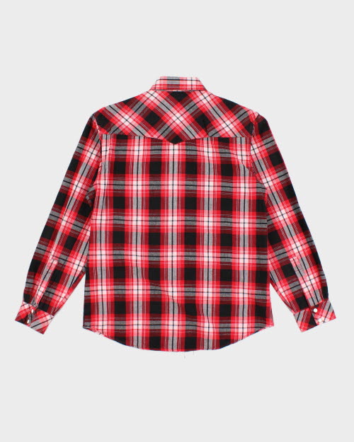 Vintage 2000's Ben Davis Red Plaid Western Shirt - L