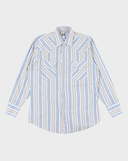 Vintage 80's Ely Cattleman Snap Button Western Shirt - M