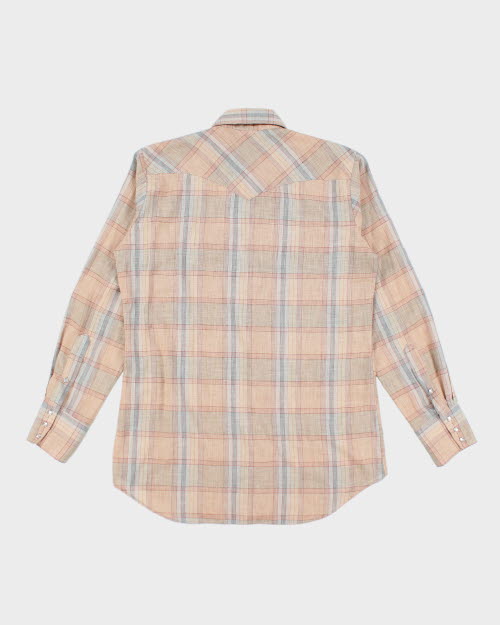 Vintage 90's Stockman Snap Button Western Shirt - M