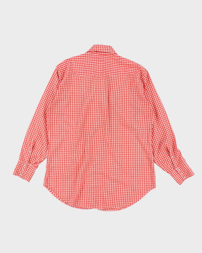 Vintage 70's GWG Kings Gingham Snap Button Western Shirt - M