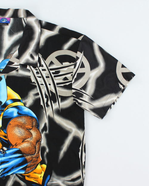 Vintage 2000's X Men Wolverine All Over Print Shirt - L