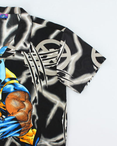 Vintage 2000's X Men Wolverine All Over Print Shirt - L