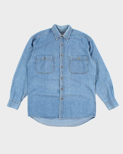 Vintage 90's Denver Hayes Oversized Denim Shirt - M