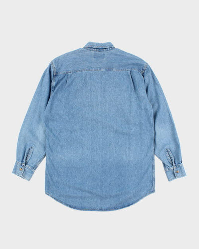 Vintage 90's Denver Hayes Oversized Denim Shirt - M