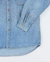 Vintage 90's Denver Hayes Oversized Denim Shirt - M
