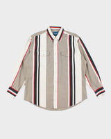 Vintage Wrangler Striped Flannel Shirt - L