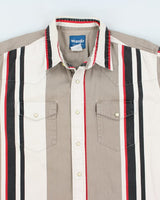 Vintage Wrangler Striped Flannel Shirt - L