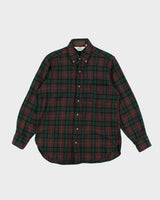 Vintage 80's Woolrich Plaid Flannel Shirt - M