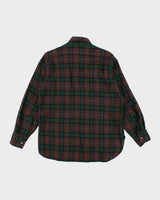Vintage 80's Woolrich Plaid Flannel Shirt - M