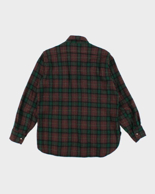 Vintage 80's Woolrich Plaid Flannel Shirt - M